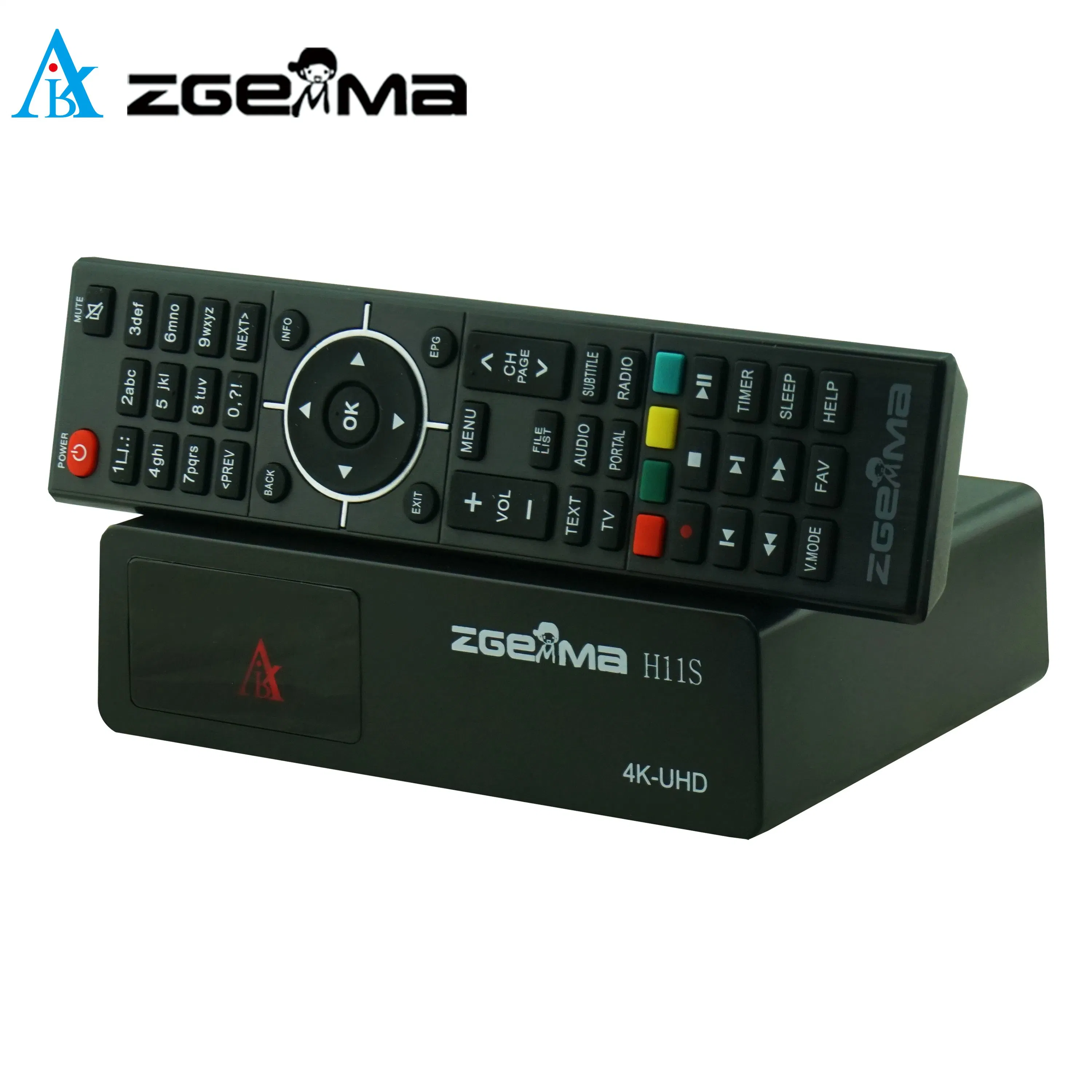 Enigma2 Linux OS, один тюнер DVB-S2X, 4K TV Decoder мощные спутниковые ресиверы Zgemma H11s