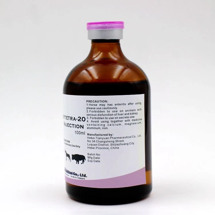 Oxytetracycline Injection Animal Health Care Livestock Cure Veterinary Medicine