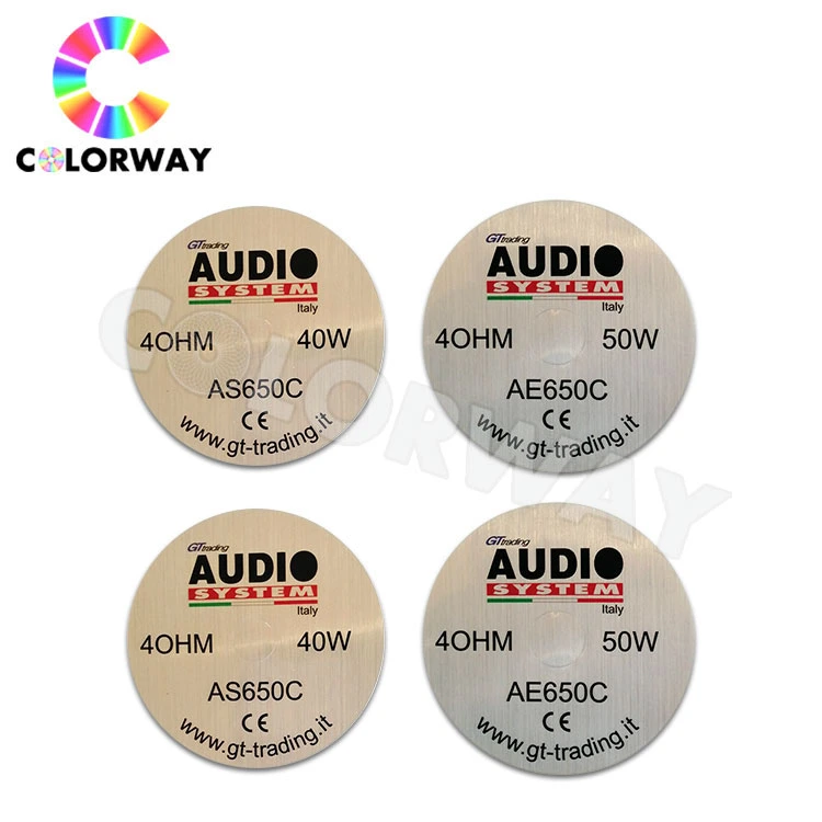 Custom Glossy Pet Round Buttons Metal Dome Membrane Switches