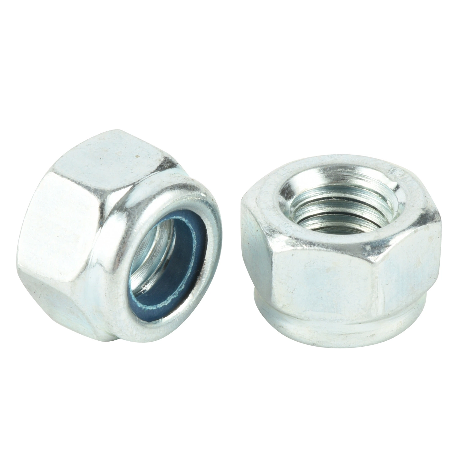 High -Strength Hex Nylon Lock Nuts with DIN985 Zinc Plated Carbon Steel