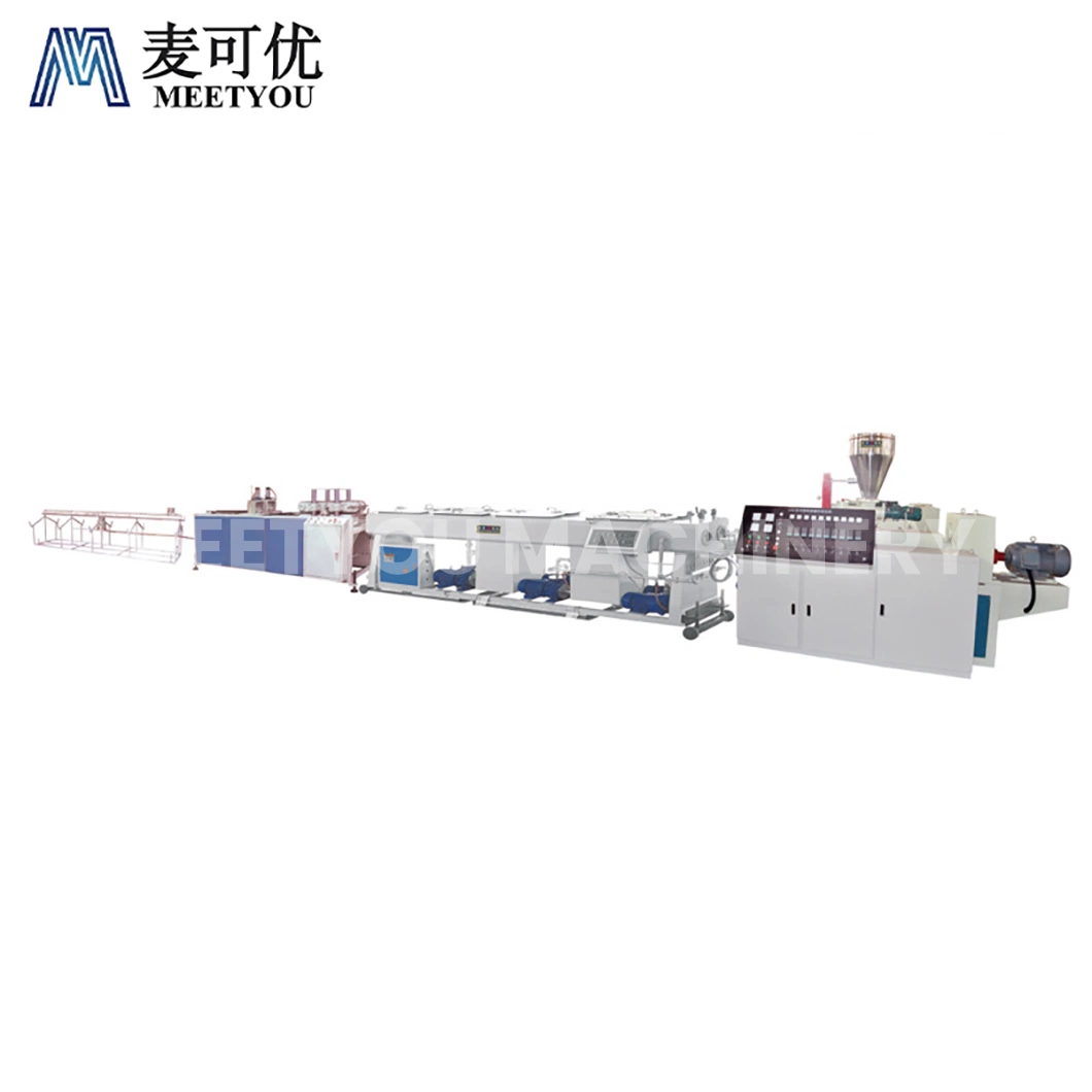 Meetyou Machinery PVC One Outone Pipe Production Line Custom PVC Single Wall Spiral Pipe Production Line Suppliers China PE PVC Material Pipe Production Line