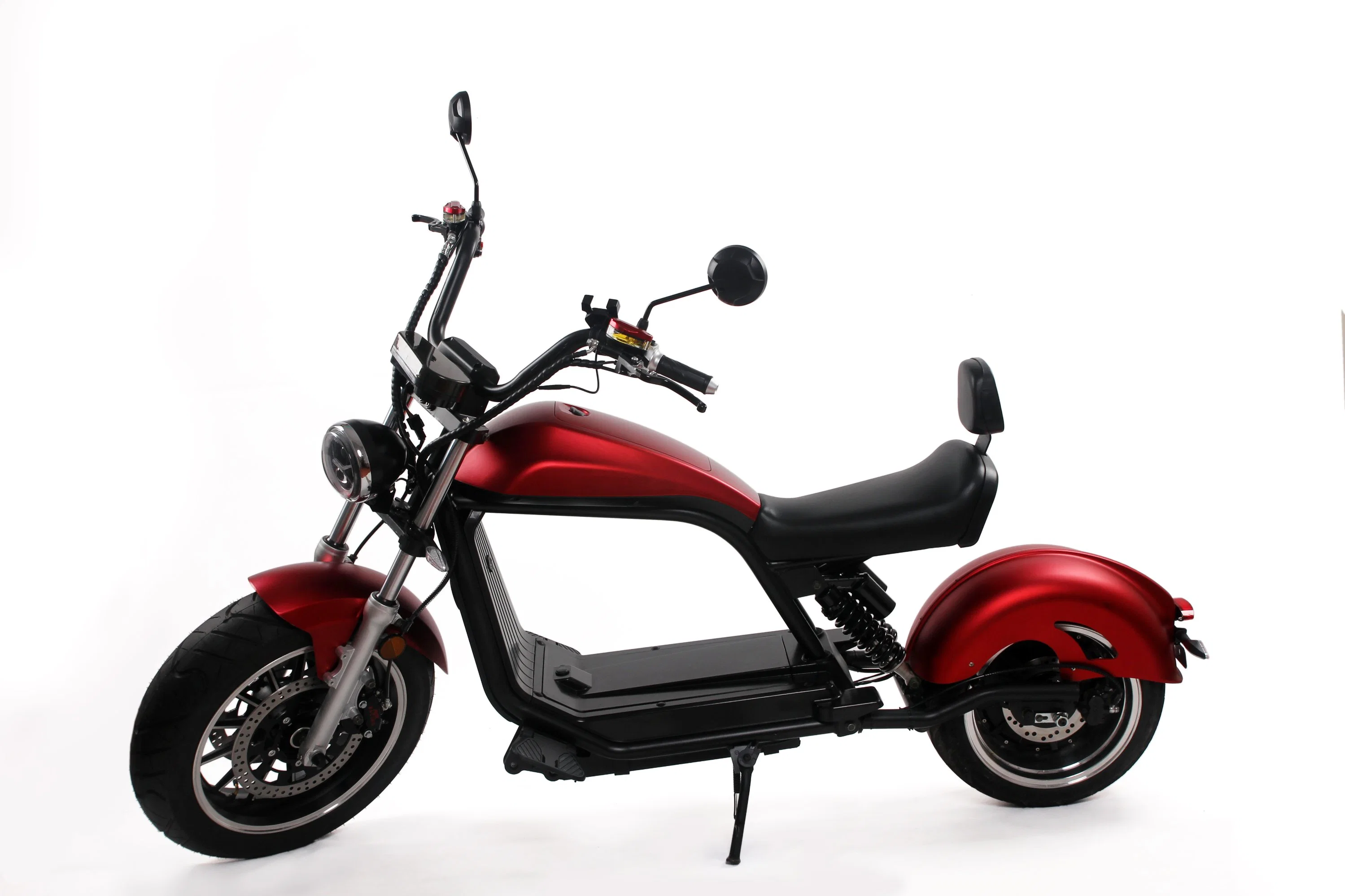20ah/30ah/45ah Lithium Battery Long Leather Seat Quite Electric Citycoco with Famous Brand