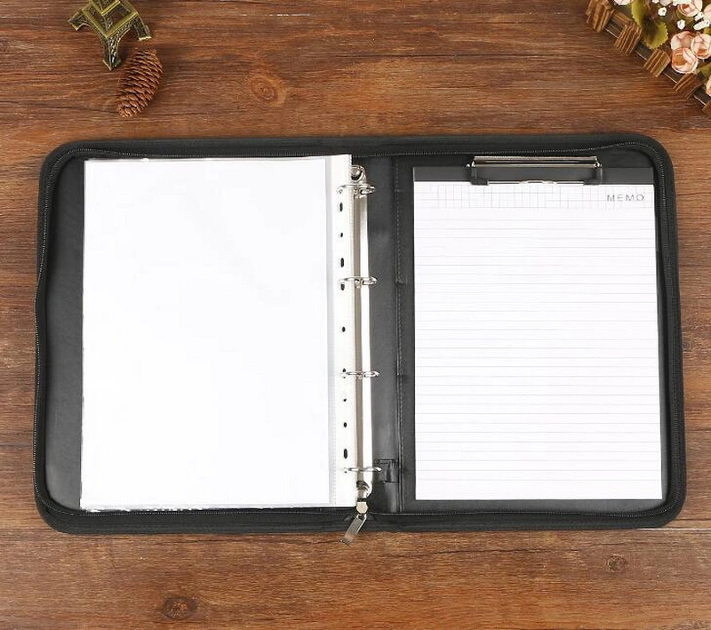 Multifunction Leather Notebook with Calculator