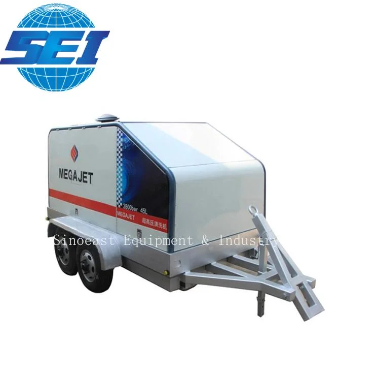 Trailer Type Industrial Diesel High Pressure Water Washer