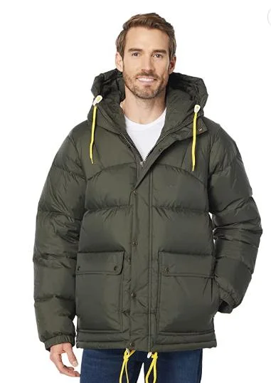 Diferentes colores raquetas Puffer Hooded Hombre′ S ropa de invierno mantener Cálido