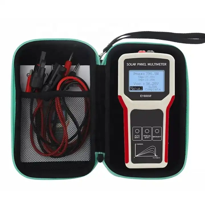 MPPT Digital PV Meter Smart Stromspannungsprüfer Solarmodul Multimeter mit LCD-Display