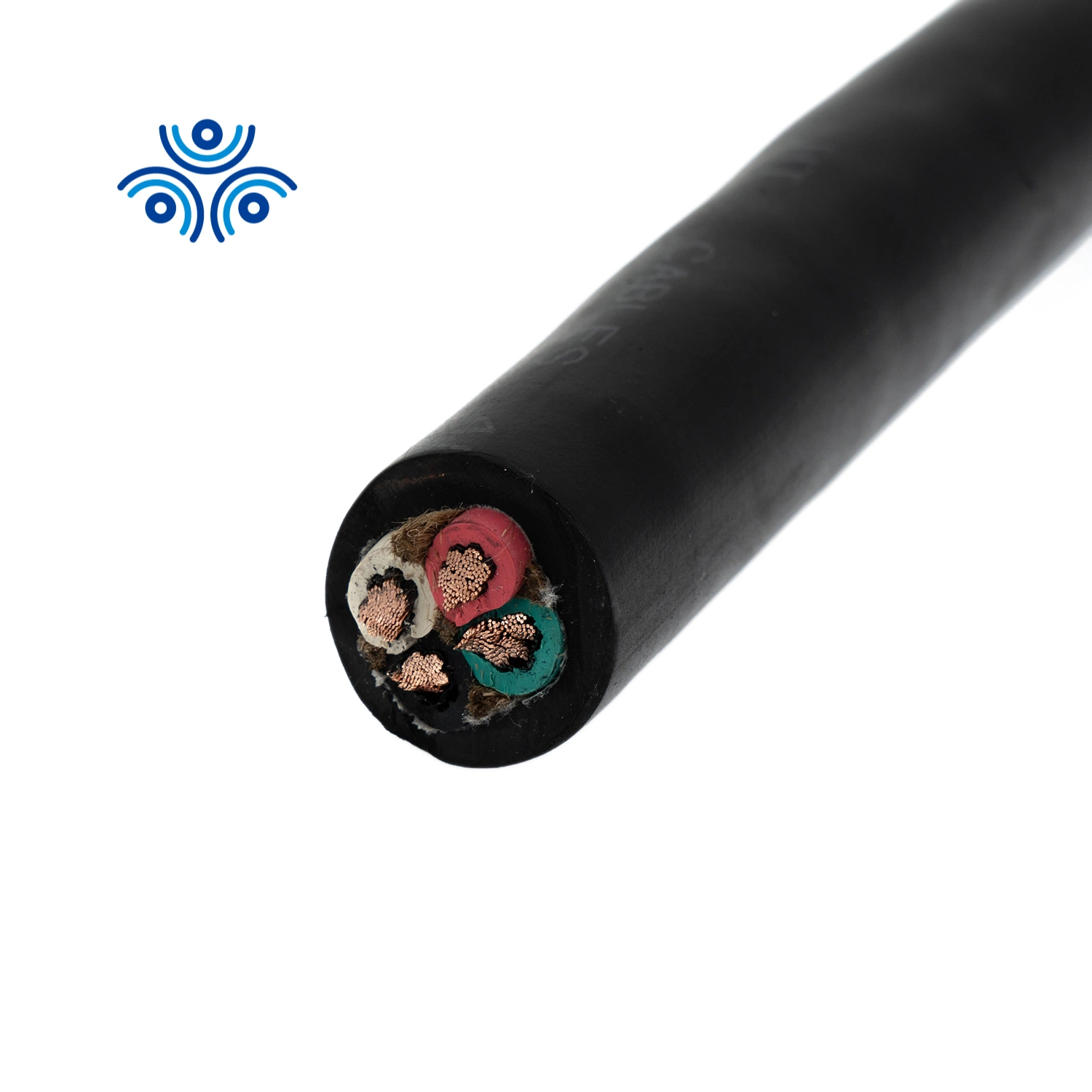 Soow cable de alimentación portátil 4c 12 AWG 600V Negro Chaqueta