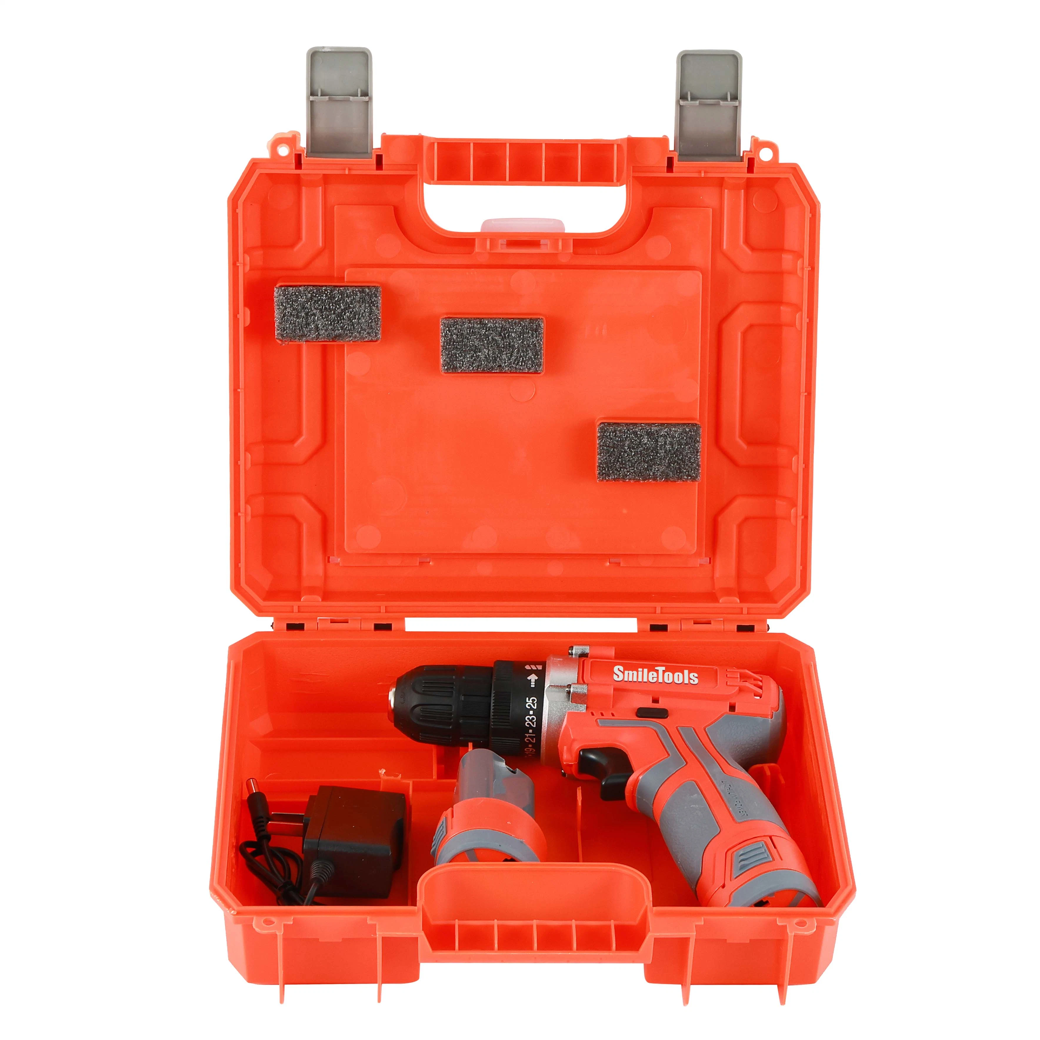 Wholesale/Supplier Custom Home DIY Electric Tool 12V Impact Drills Wireless Screwdriver Lithium Lion Battery Cordless Drill Set