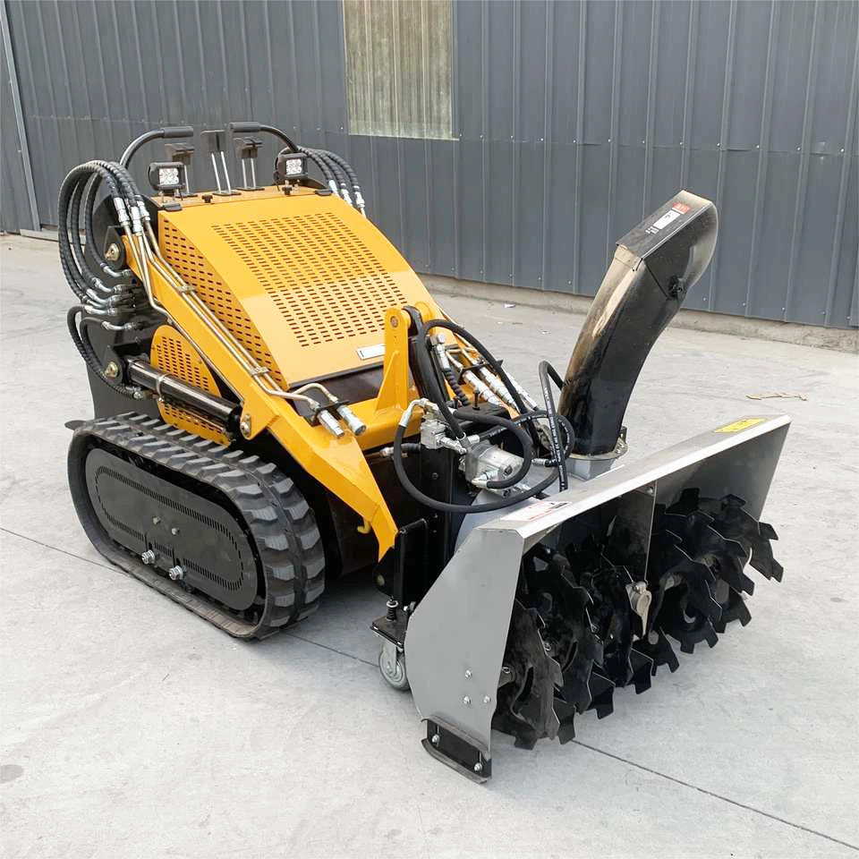 Factory Mini Skid Steer Loader EPA Engine Wheels Track Bucket Free Official After-Sales Skid Steer Loader Attachments