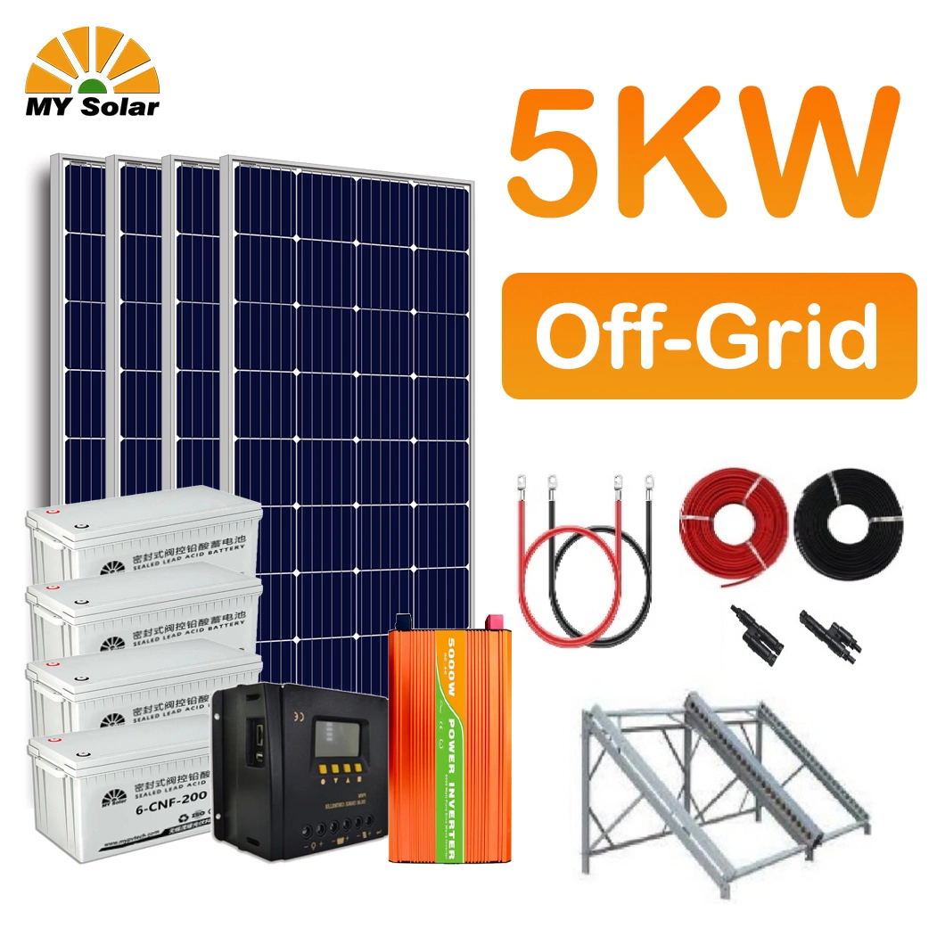 Mein Solar Wholesale 3kw 4kw 5kw 10kw 5kw aus PV Home Solarstrom Energiesystem