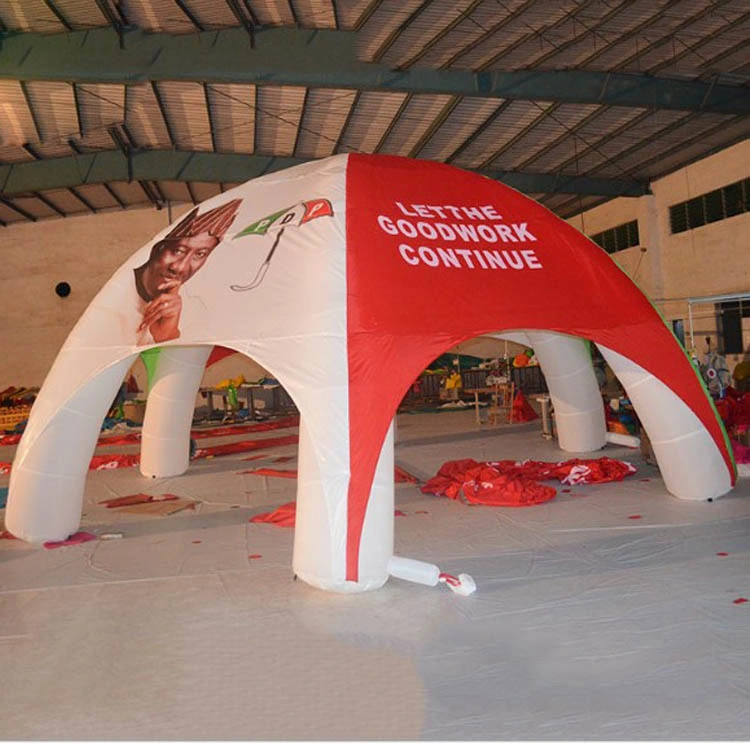 Outdoor Commercial Inflatable Arch with Air Blower Advertising Custom Printing Outdoor Inflatable Arch Tent 4 Legs