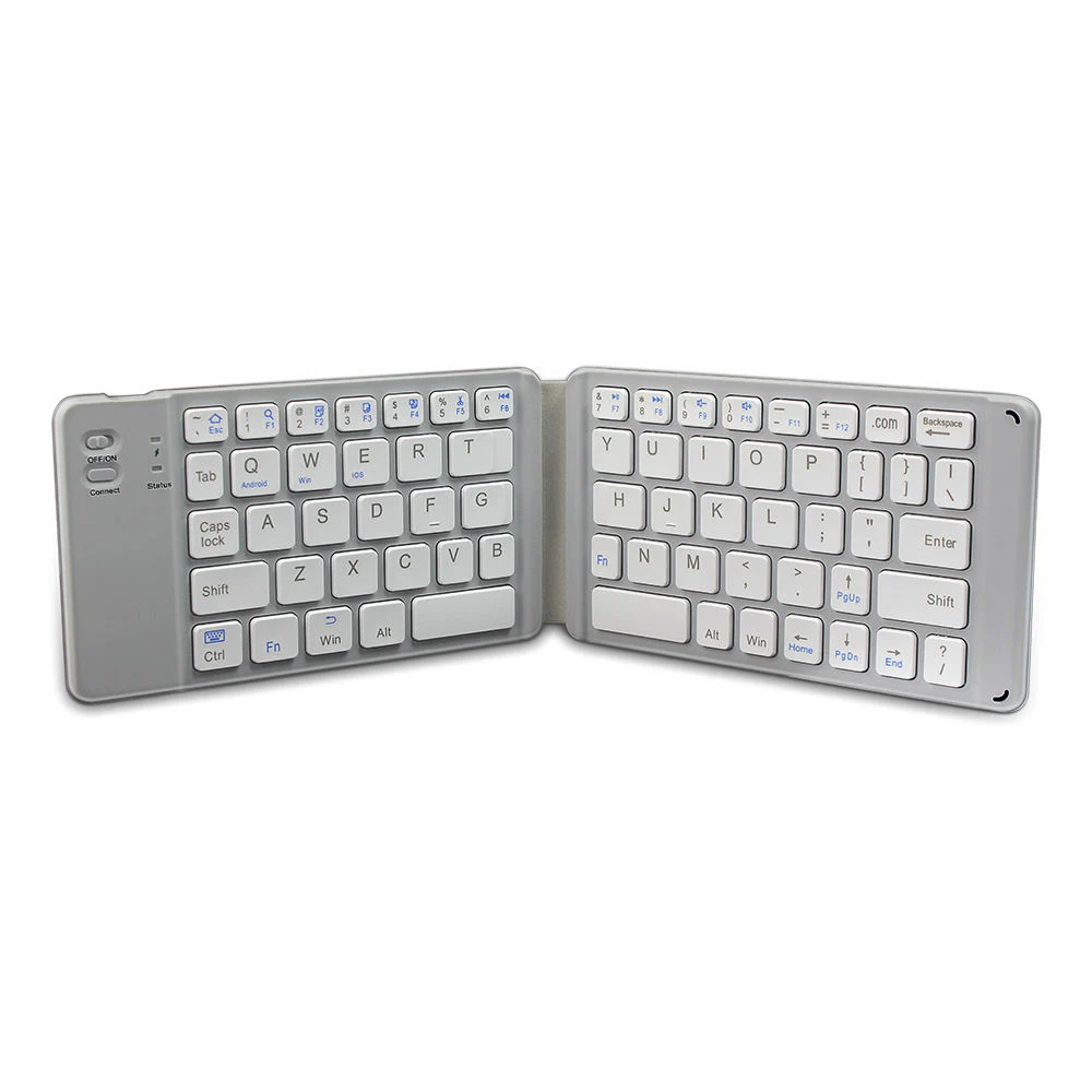 Clavier pliable sans fil portable Bluetooth pour téléphone portable et tablette.