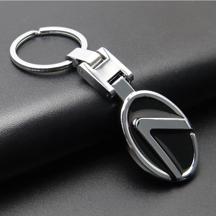 Original Factory Wholesale/Supplier Promotion Car Accessories Custom Logo Keychain Car Logo Brand Metal Promotional Gift Car Key Chain