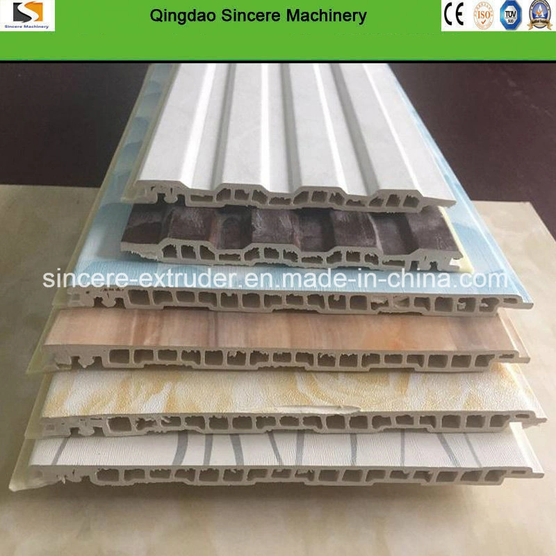 Techo de fibra de bambú PVC la placa de pared de fabricación de maquinaria