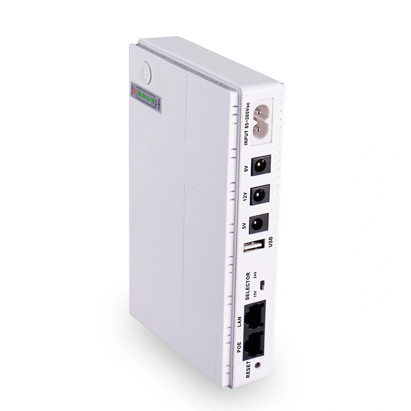 Batterie au lithium 10000mAh Mini UPS pour routeur WiFi Modem Surveillance DC 5V 9V 12V Alimentation sans coupure pour routeur