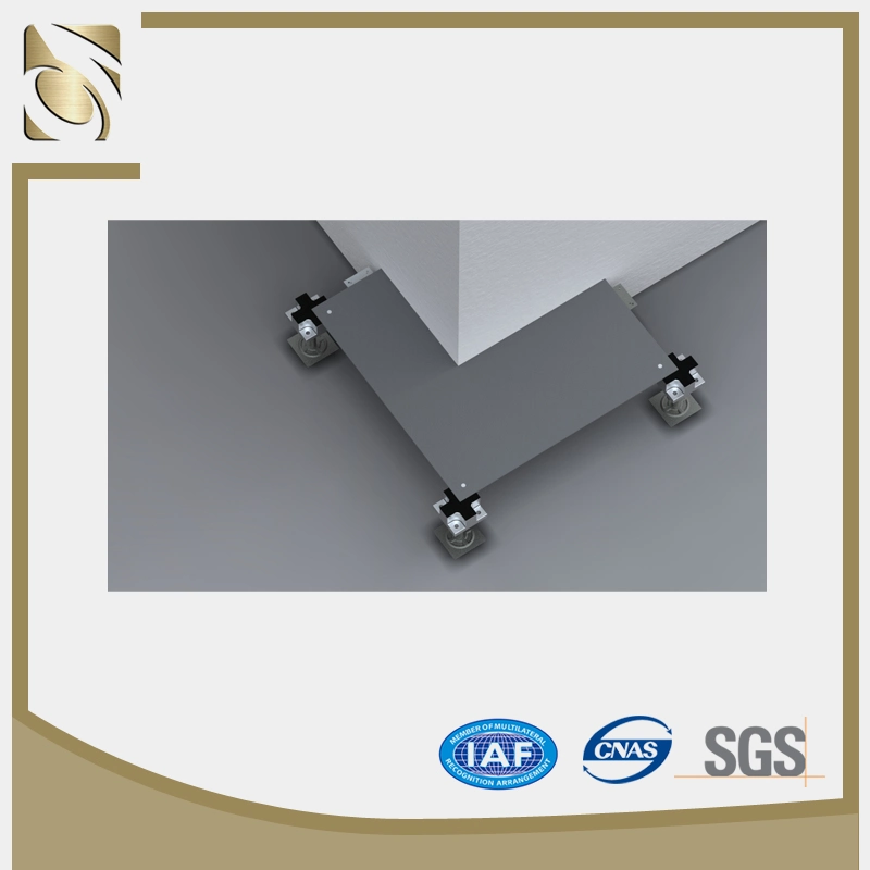 All Steel Cement Infilled Antistatic Elevated Access Flooring Panel with Ceramic Tiles