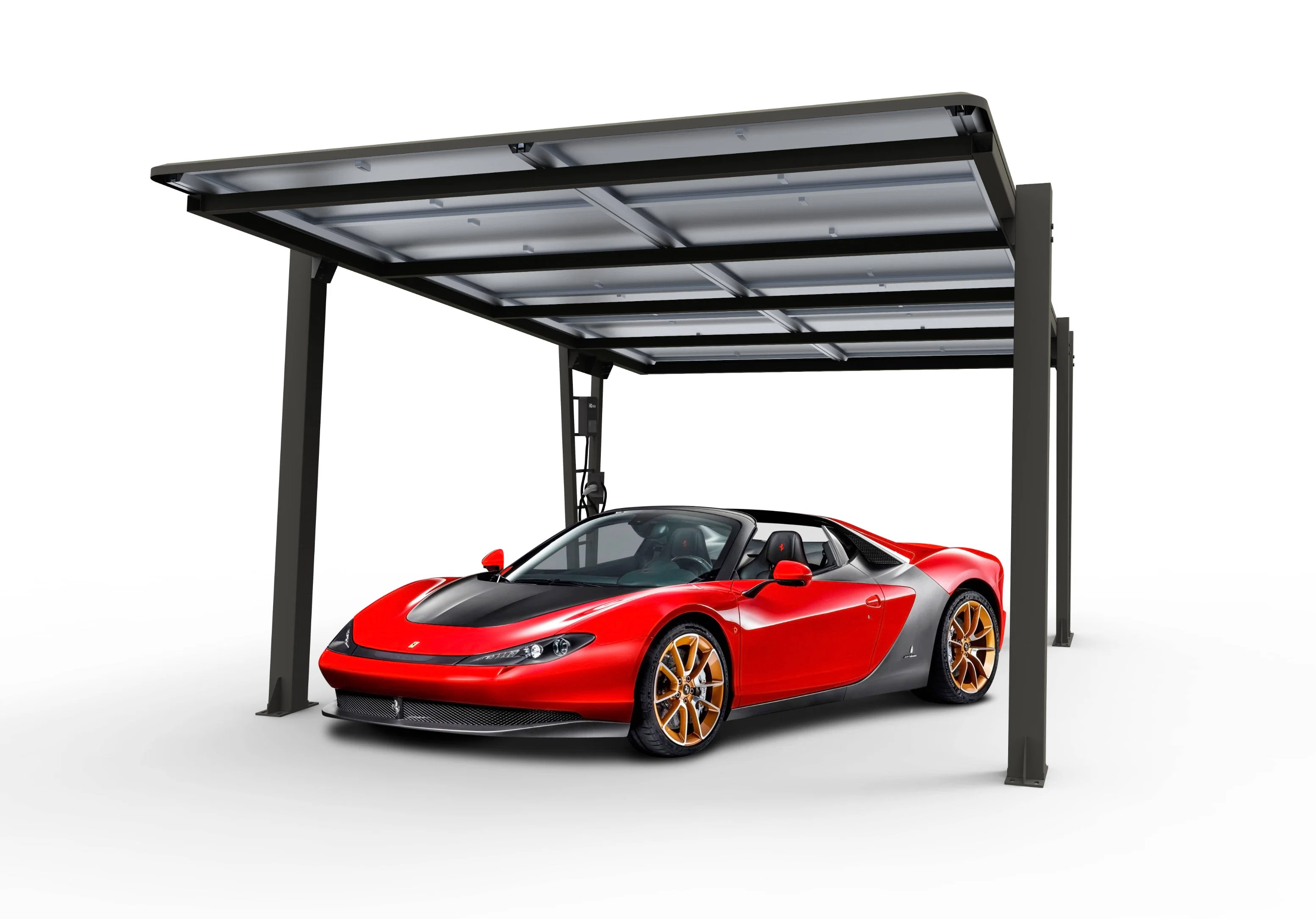 Commercial PV Solar Carport Racking System Manufacturer