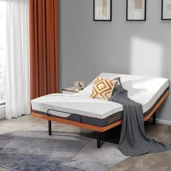Luxus Massage USB-Anschlüsse Split King verstellbares Schlafsofa Rahmen Elektrisches Bett