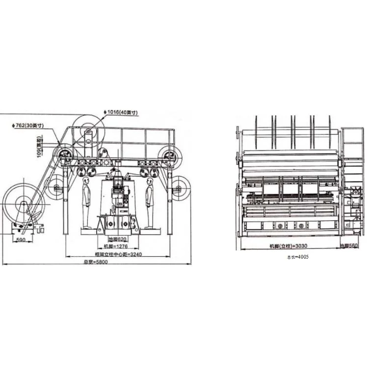 Zytt 288 Double Needle Bar Raschel Fabric Warp Knitting Machine