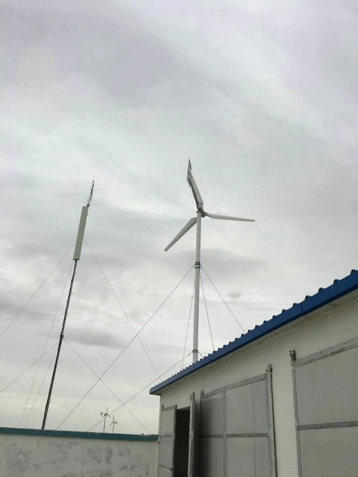 10kw de uso doméstico de la turbina de viento / sistema generador de energía eólica (10KW) El Viento Solar sistema híbrido Eólico pequeño