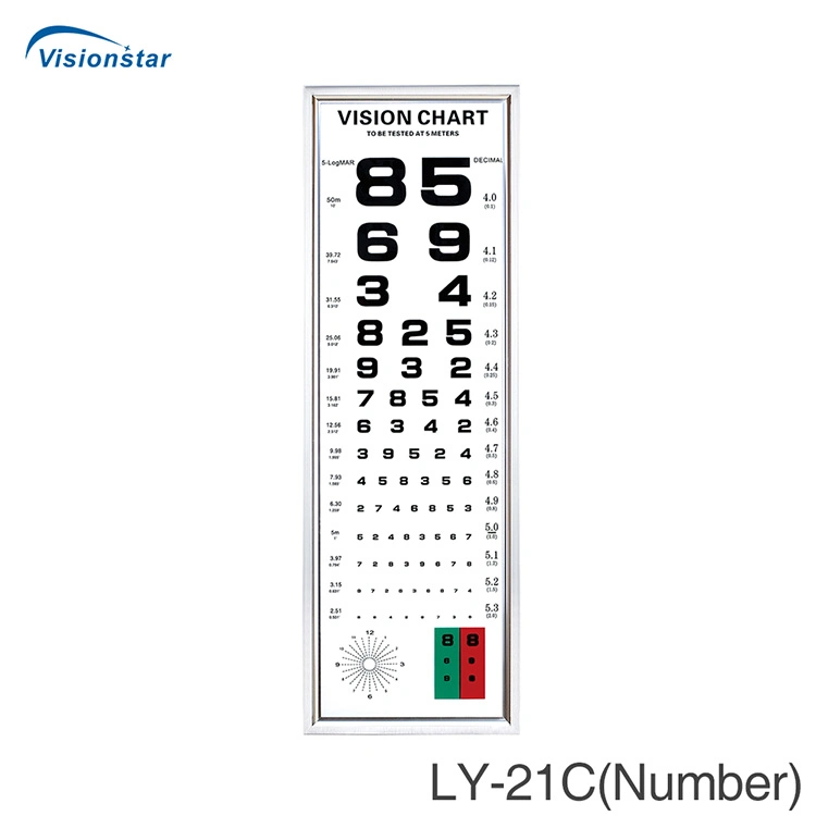 Ly-21c Optical Instrument Eye Vision Chart LED Visual Acuity Chart