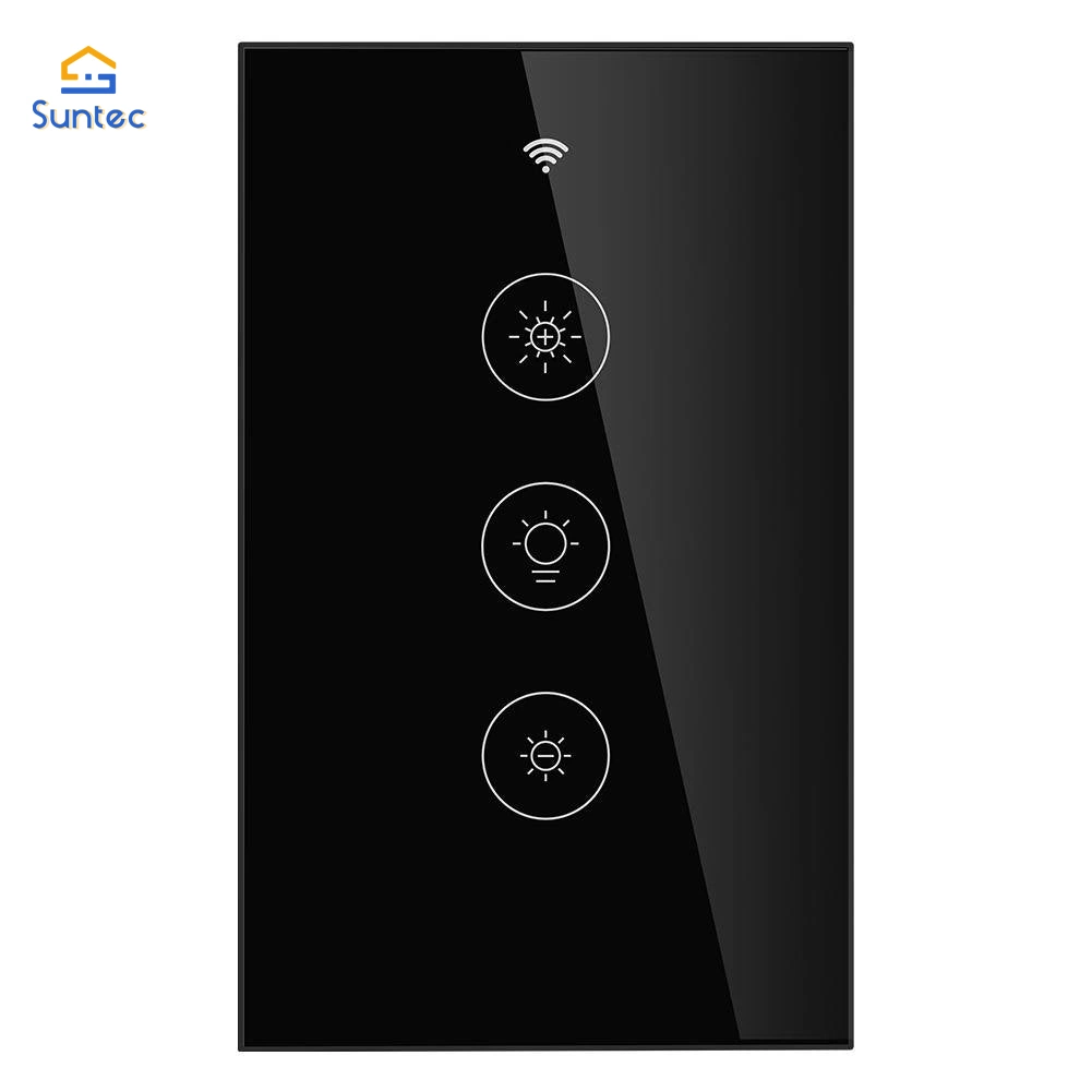 New WiFi RF Smart Light Dimmer Switch Smart Life/Tuya APP Relay Status Backlight Switch off RF Remote Control Works