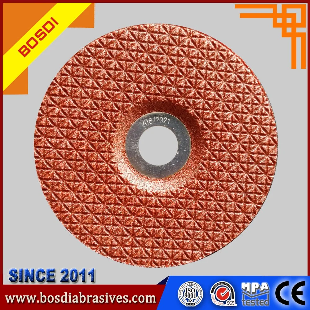 China Hot Sale T27 4"/4.5/5"/6"7"/9" Resin Flexible Grinding Wheel for Steel/Aluminium/Stone/Inox