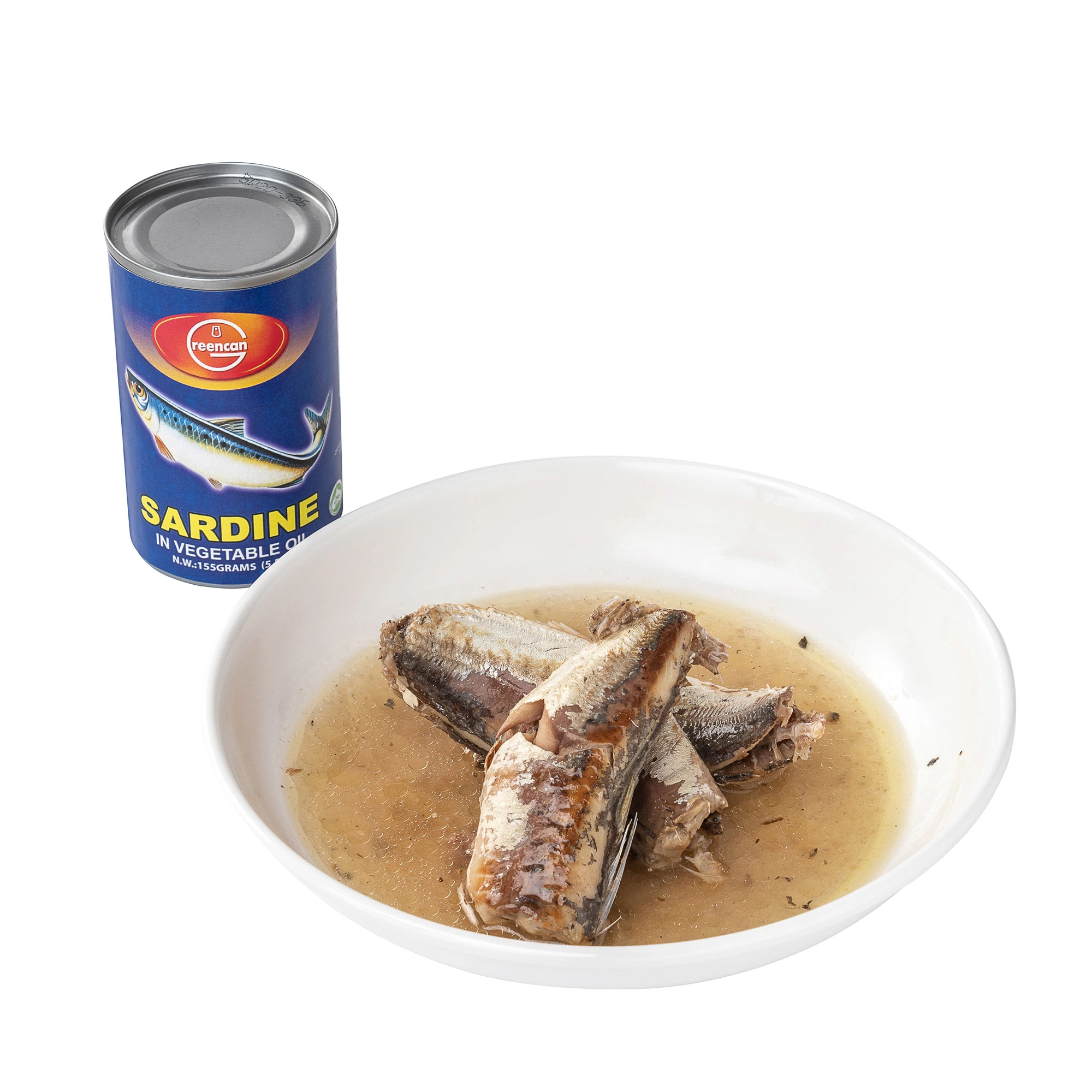 Canned Fishes Canned Sardine Fish in Vegetable Oil 155g