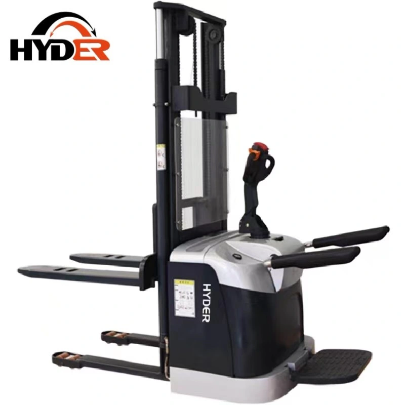 Factory Price Electric Stacker Material Handling Equipment Standing-on Stacker Lifting Height 3000mm