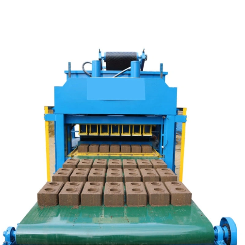 TF4-10 Automatic Hydraulic Clay Interlocking Brick Machine Compressed Earth Block Making Machine