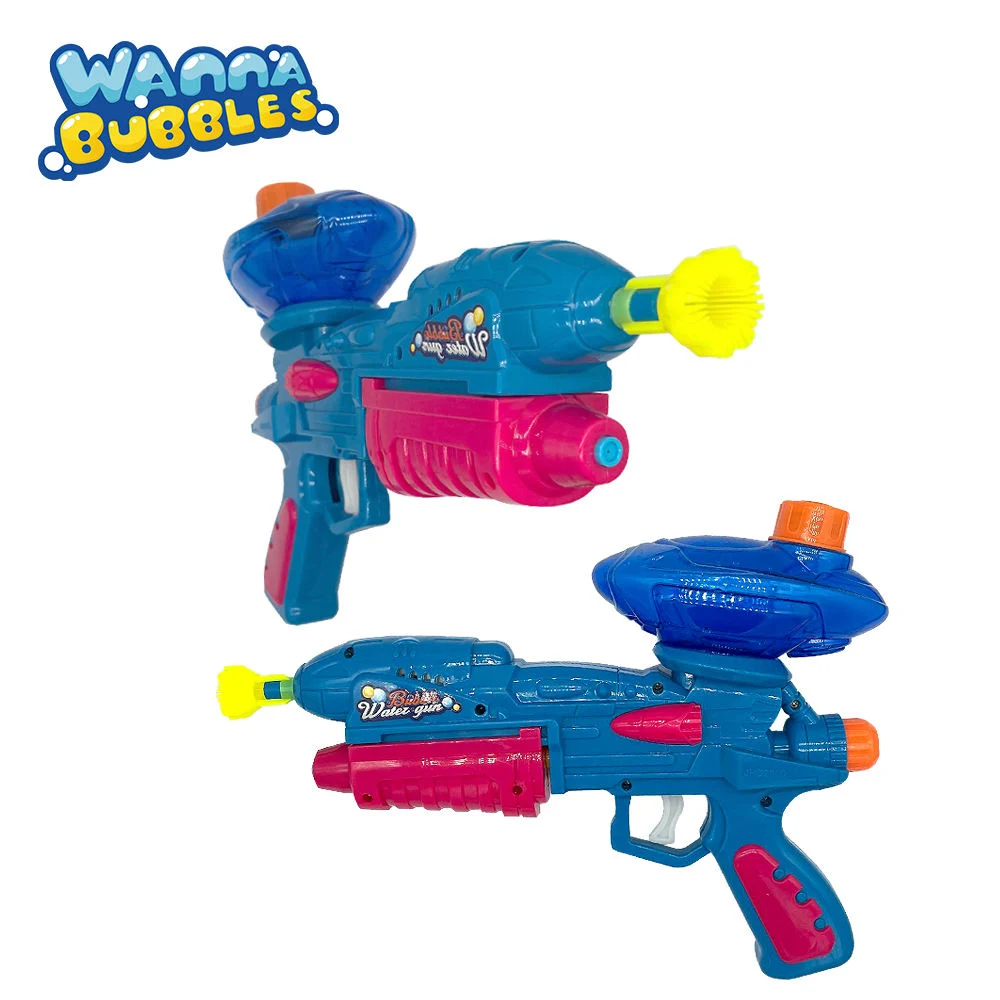 2 en 1 Multifunction Friction Bubbles Shooting Gun Kids Gift Pistolas de agua de burbujas de juguete para niños