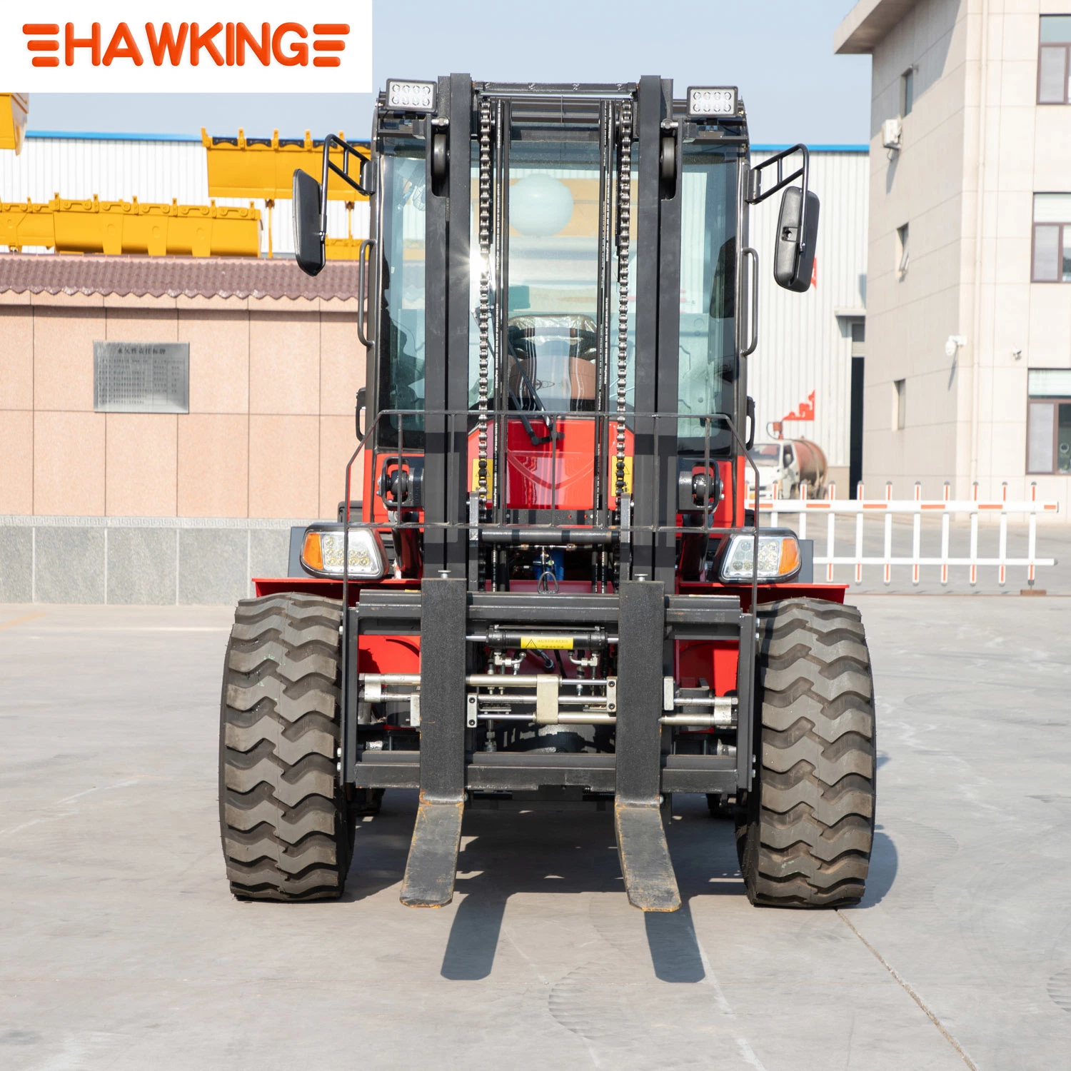 off Road Forklift 3.5 Ton Diesel Forklit Material Handling Equipment