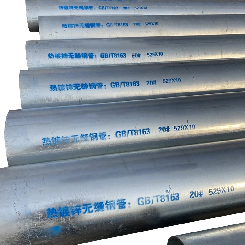 China Supplier Q195 ASTM A53 Estándar Gi tubo de acero galvanizado Tubería de acero