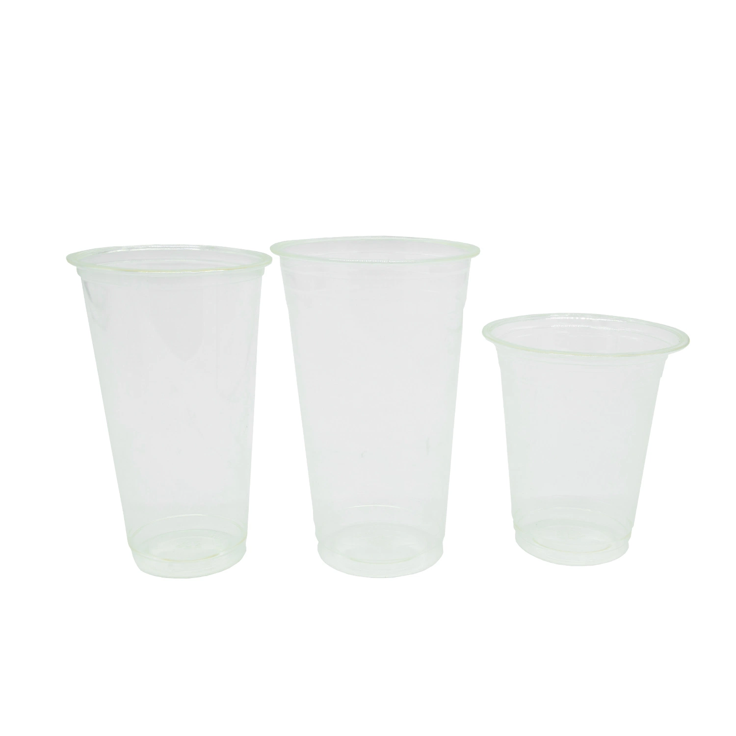 Custom Printed Compostable Clear Disposable Plastic 100% Biodegradable PLA Cup Biodegradable Tableware