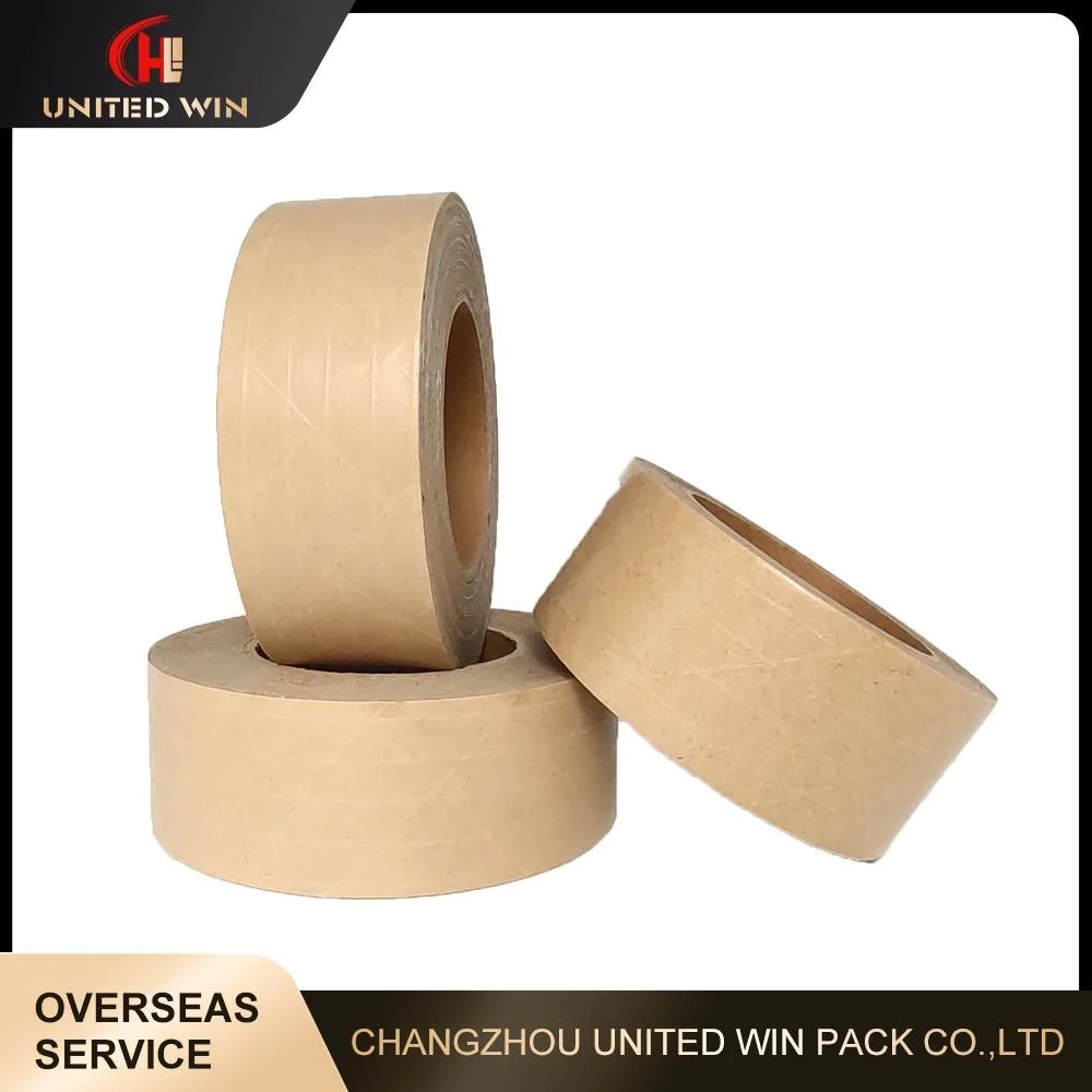 Reinforced Wet Kraft Paper Self Adhesive Tape