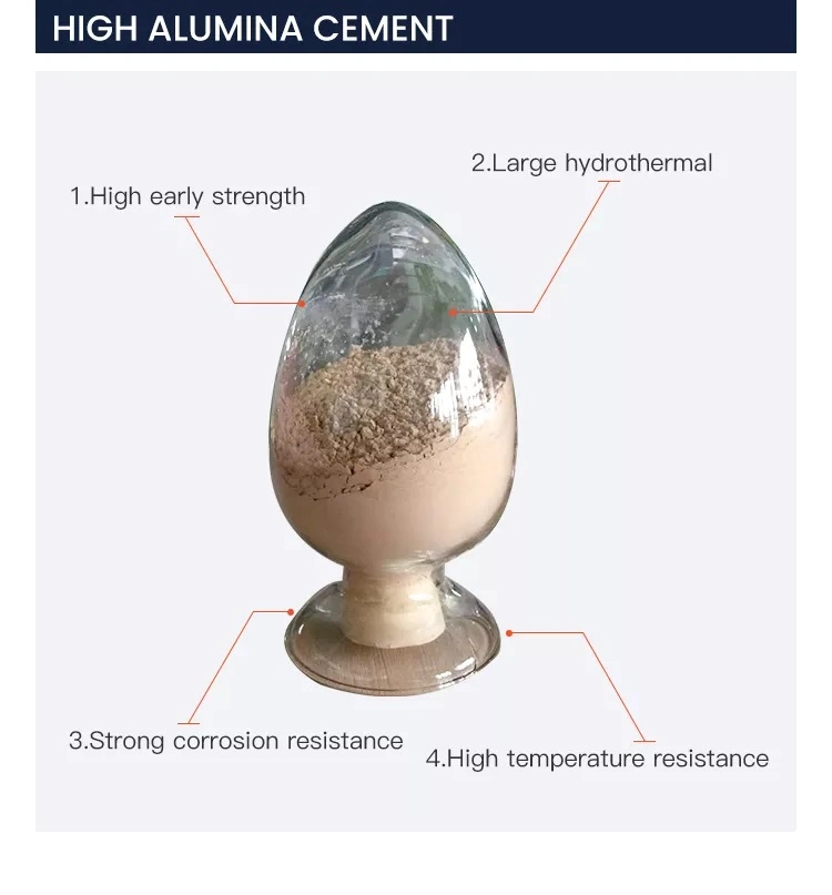 High Temperature Binder High Alumina Cement Refractory Cement Ca50 Ca70 Ca80