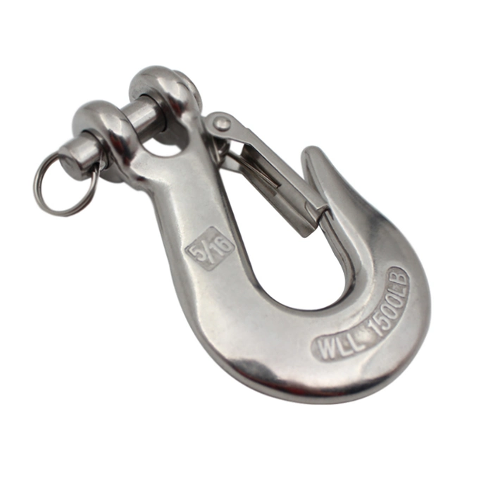 Ringing Hardware Bearing Crane Block Hook Clevis Slip Latched Cargo Hook