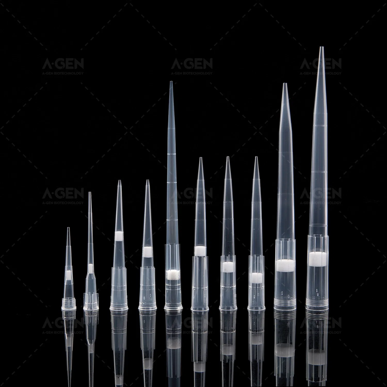 Produits de laboratoire Oxford pour pointes de pipettes à faible rétention 1250UL