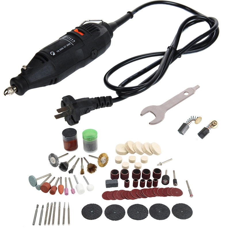 Rotary Tool Kit with Flex Shaft 147 CS Variable Speed Engraving Tool Kit Wood Working Tools and Equipment