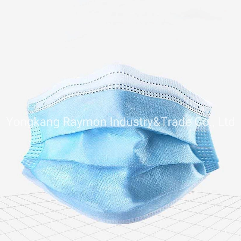 3 Ply Medical Disposable Surgical Face Mask, Non-Woven Facial Mask with Polypropylene