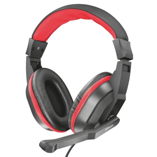 Ziva Trust Gaming-Headset Over-Ear-Kopfhörer mit umfaltendem Mikrofon-Headset