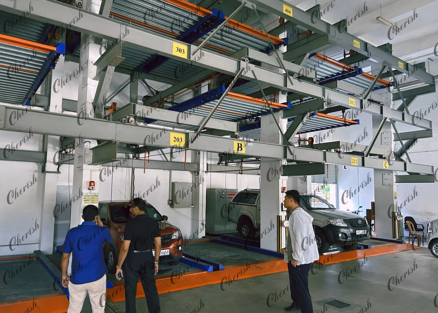 Sliding and Lifting Multi-Level Intelligent Mechanical Auto Car Parking System