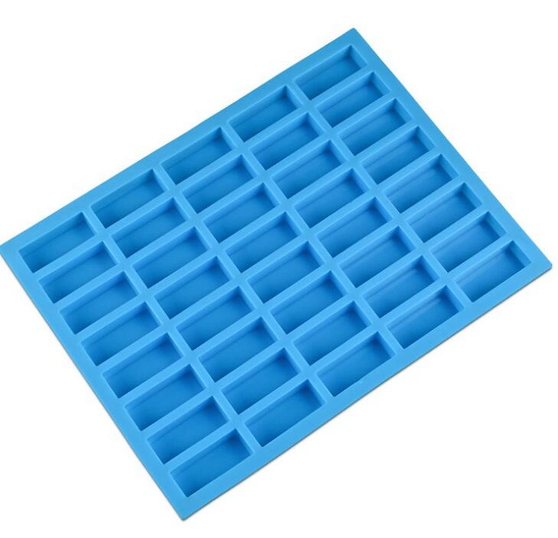 40 bandejas de cubitos de hielo silicona fácil de liberar con tapa