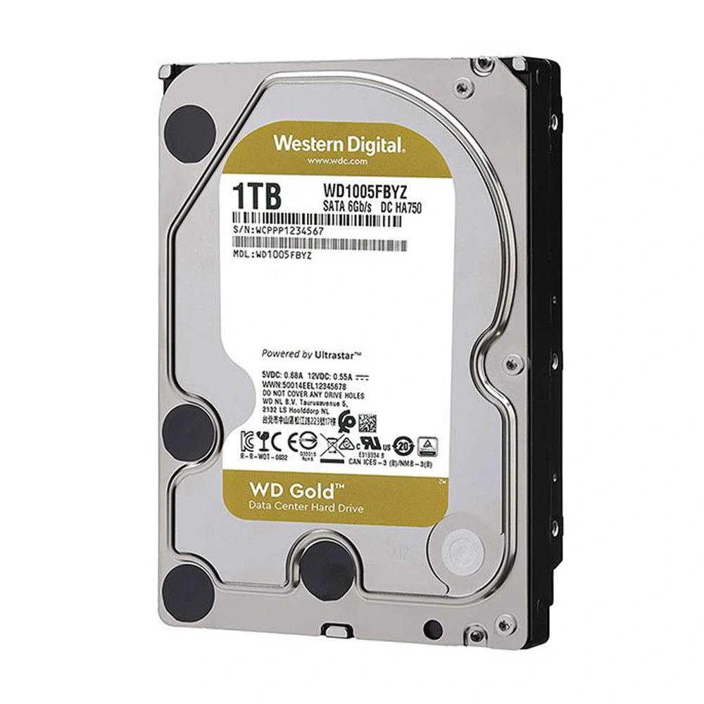 Western Digital Gold Wd4002fyyz 4tb Wd6003fryz 6tb 7200rpm SATA 6gbps 128MB Cache 3.5-Inch Internal Hard Drive