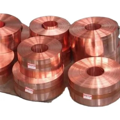 High quality/High cost performance 99.99% C11000 Copper Coil / Copper Foil for Electronics /High quality/High cost performance Copper Strip Copper Foil Tape 0.13mm-1.2mm Thickness