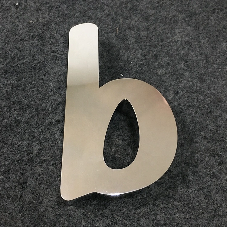 Wholesale/Supplier High quality/High cost performance  Custom Mirror English Letter Mirror Glass Letter