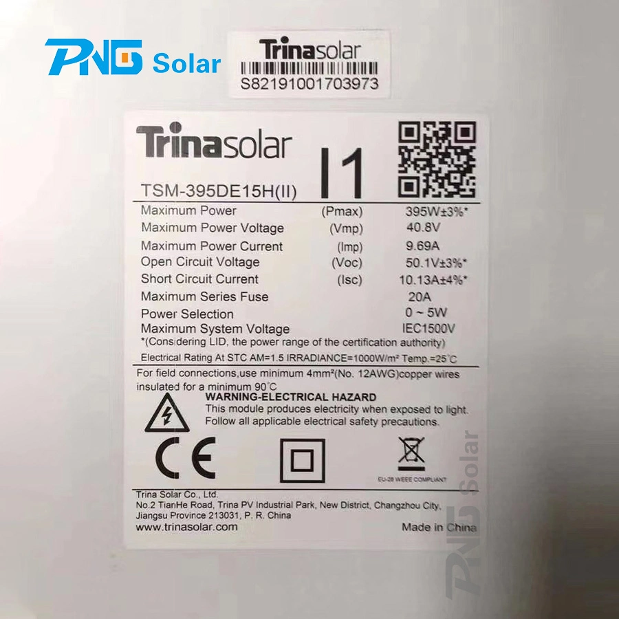 Trina Solar Panels Mono 550W 560W 570W 580W 590W 600W Half Cell PV Modules