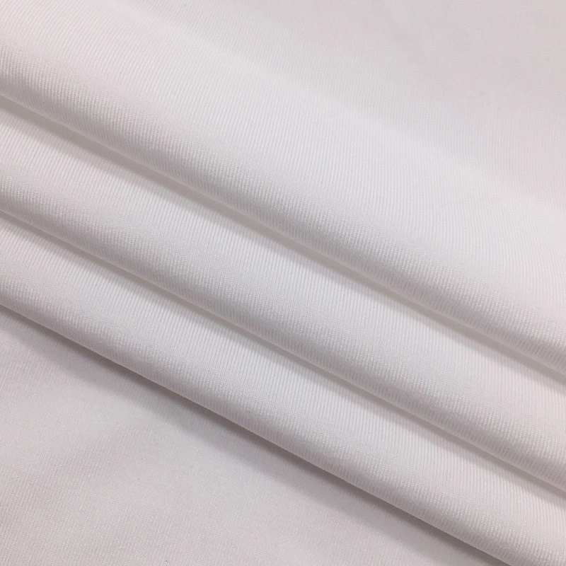 88/12 PE/Sp 260GSM Jersey Brushed Peach Fabric for Sportswear
