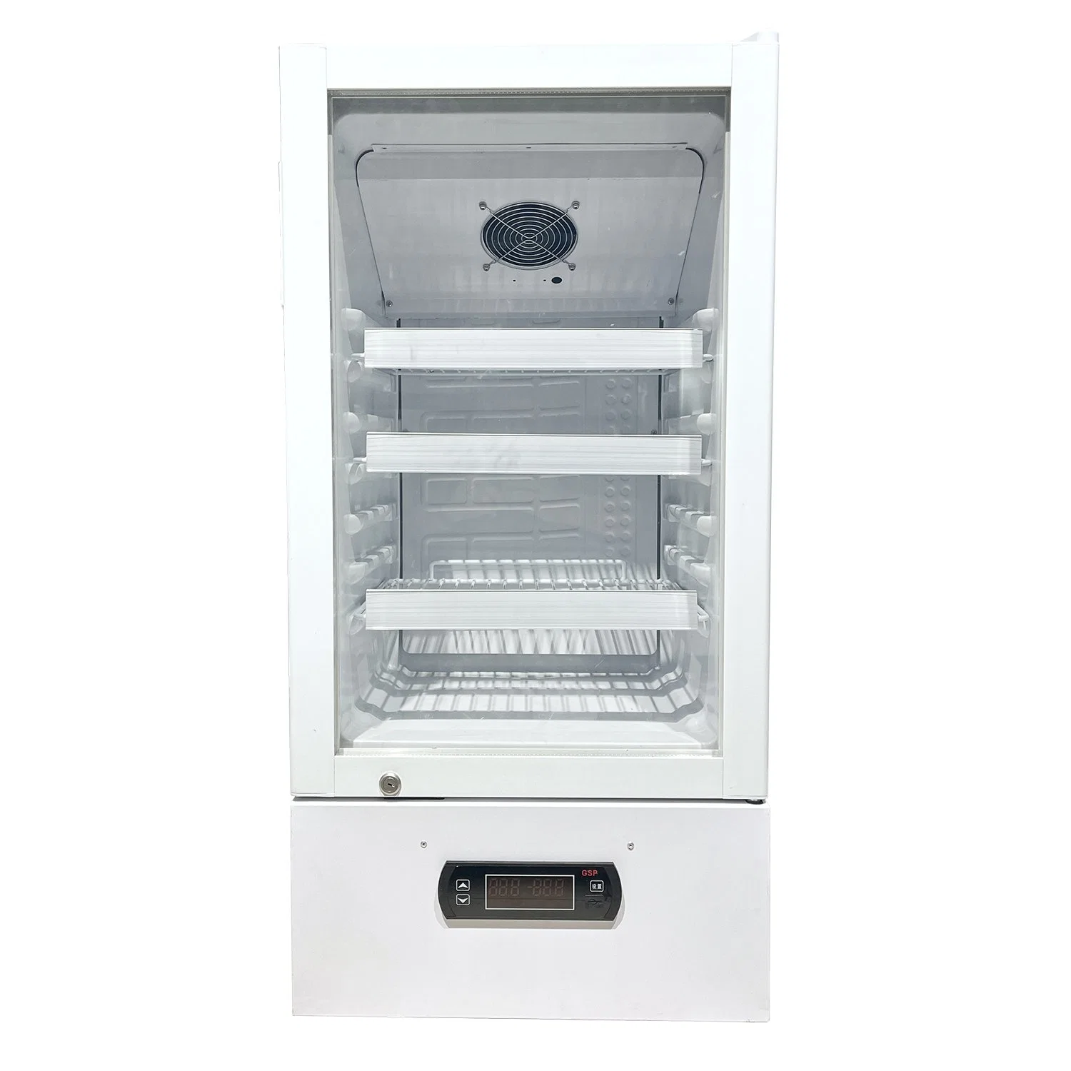 Biomedical Laboratory Freezer Dual Layer Glass Door Fan Cooling Gsp Standard Hospital Medicine Freezer LC- 98d