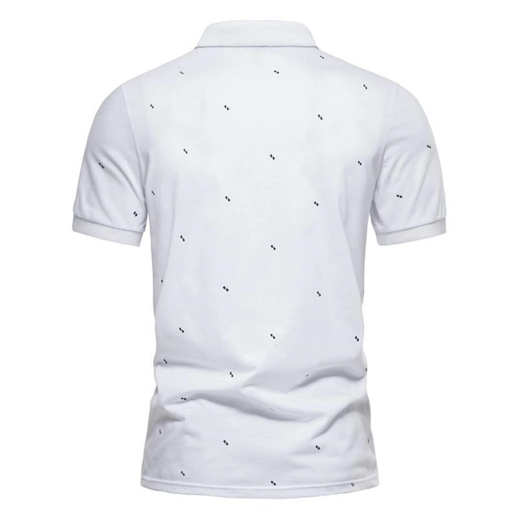 Hot Sale T-Shirt Breathable Quickly Dry Solid Printed Causal Man Polo T-Shirt